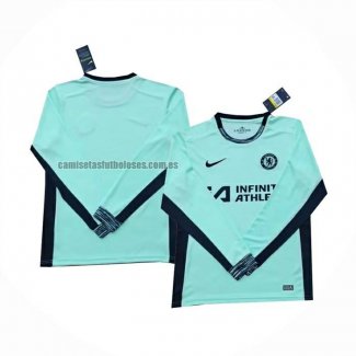 Camiseta Chelsea Tercera Manga Larga 2023 2024