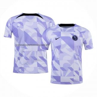 Camiseta Pre Partido del America 2023 Purpura