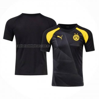 Camiseta Pre Partido del Borussia Dortmund 2023 Negro