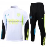 Chandal de Sudadera del Arsenal Nino 2023 2024 Blanco