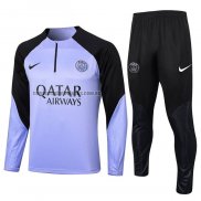 Chandal de Sudadera del Paris Saint-Germain 2023 2024 Violeta Claro