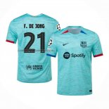 Camiseta Barcelona Jugador F.De Jong Tercera 2023 2024