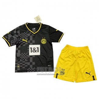 Camiseta Borussia Dortmund Segunda Nino 2022 2023