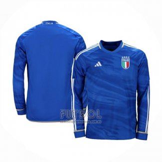 Camiseta Italia Primera Manga Larga 2023 2024