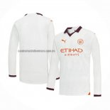 Camiseta Manchester City Segunda Manga Larga 2023 2024