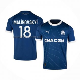 Camiseta Olympique Marsella Jugador Malinovskyi Segunda 2023 2024