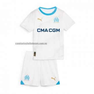Camiseta Olympique Marsella Primera Nino 2023 2024
