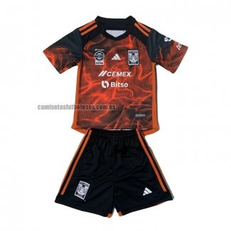 Camiseta Tigres UANL Tercera Nino 2023 2024