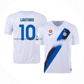 Camiseta Inter Milan Jugador Lautaro Segunda 2023 2024