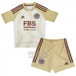 Camiseta Leicester City Tercera Nino 2022 2023