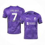 Camiseta Liverpool Jugador Luis Diaz Tercera 2023 2024