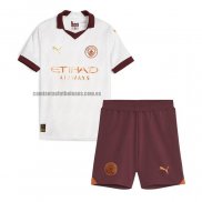 Camiseta Manchester City Segunda Nino 2023 2024