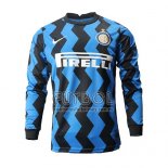 Camiseta Inter Milan Primera Manga Larga 2020-2021