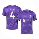 Camiseta Liverpool Jugador Virgil Tercera 2023 2024