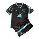 Camiseta Norwich City Segunda Nino 2021-2022