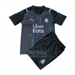 Camiseta Olympique Marsella Portero Nino 2021-2022 Negro
