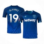Camiseta West Ham Jugador Alvarez Tercera 2023 2024