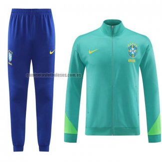 Chandal de Chaqueta del Brasil 2023 2024 Verde