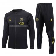 Chandal de Chaqueta del Paris Saint-Germain Jordan Nino 2023 2024 Negro