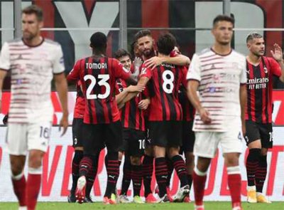 AC Milán-Cagliari: 4-1